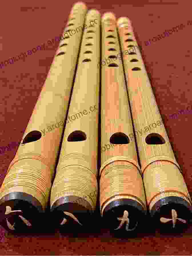 A Flute, A Wind Instrument With A Long, Hollow Tube And Finger Holes Indian Musical Instruments James F Twyman