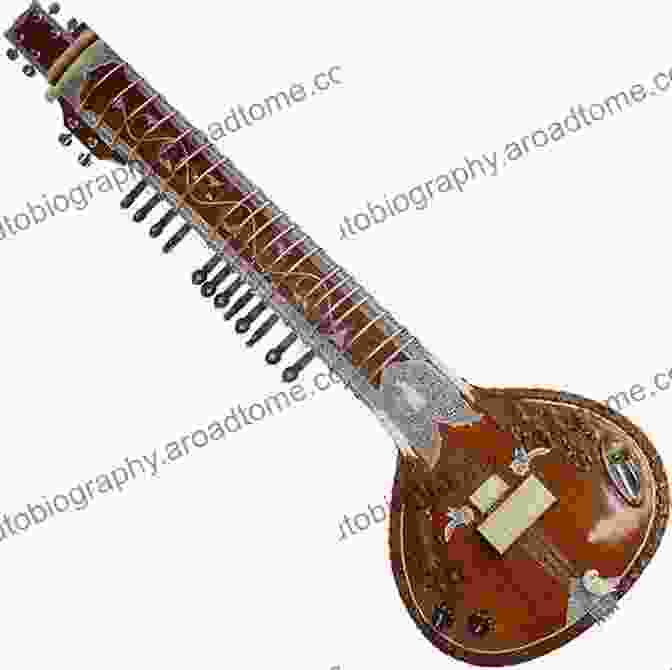 A Sitar, A Plucked String Instrument With A Long, Fretted Neck And A Gourd Shaped Resonator Indian Musical Instruments James F Twyman