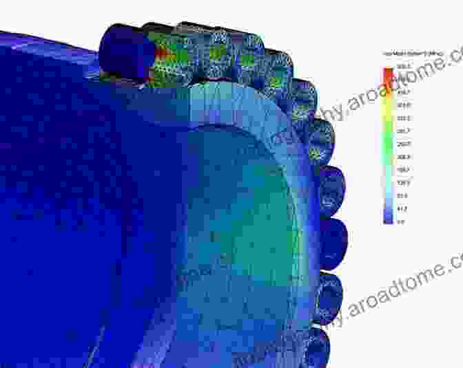 An Image Demonstrating The Use Of Finite Element Analysis (FEA) To Analyze The Stress Distribution In A Plastics Component, Showcasing The Advanced Techniques Available For Design Optimization. Printing On Polymers: Fundamentals And Applications (Plastics Design Library)