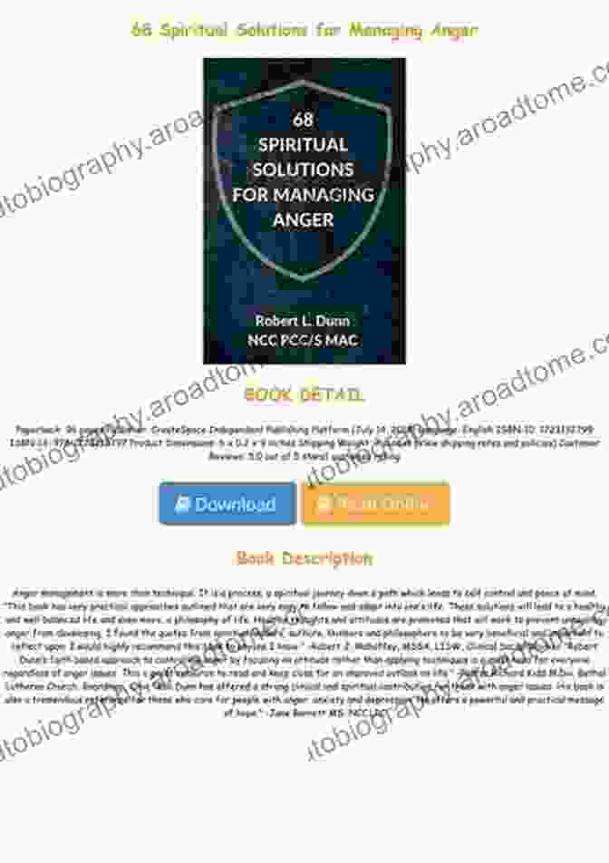 Book Cover Of 68 Spiritual Solutions For Managing Anger 68 Spiritual Solutions For Managing Anger