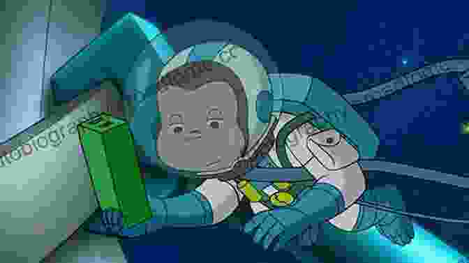 Curious George In A Spacesuit, Gazing Up At The Stars Curious George Discovers The Stars