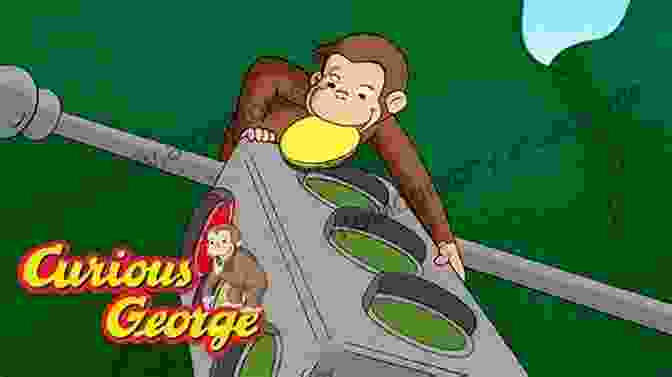 Curious George Playing In A Lush Green Meadow Curious George Discovers The Seasons