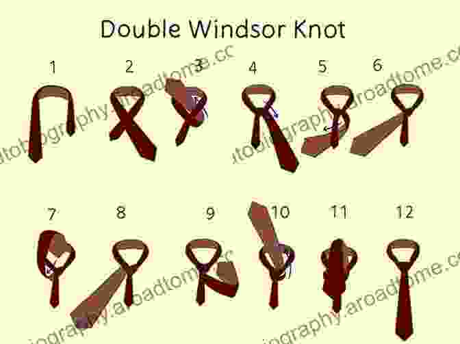 Step By Step Guide To Tying The Half Windsor Knot. Neckties: A Practical Guide To Buying Tying Wearing And Caring For Neckties (Men S Style 1)