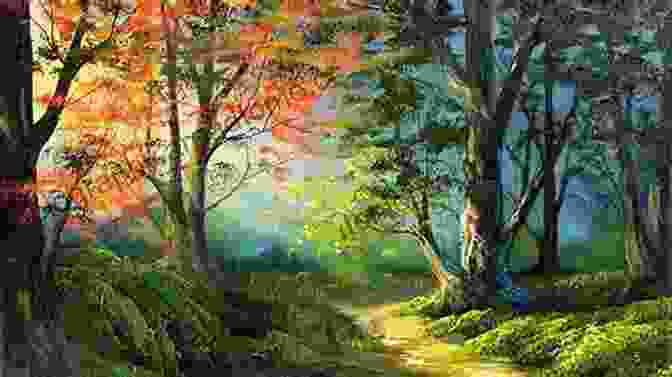 Vivid Painting Of A Vibrant Forest Scene Imaginix Volume 2 Bace Flores